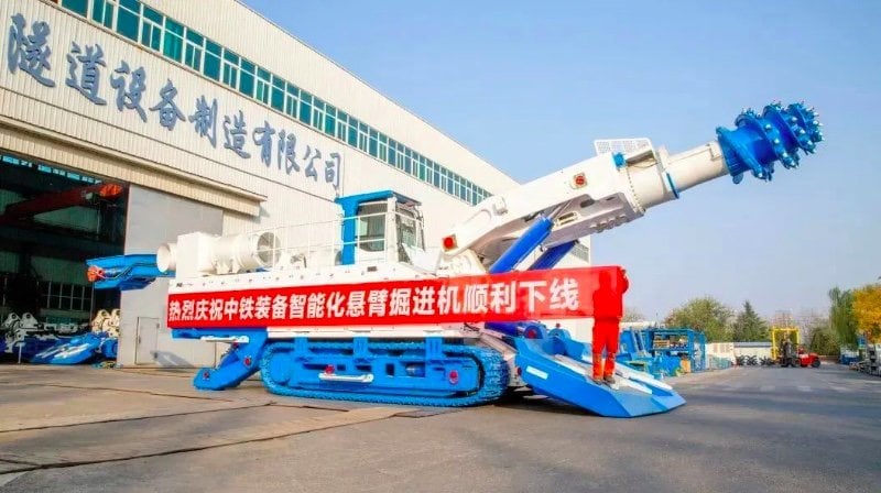 CREC Boom-type Roadheader Goes Intelligent